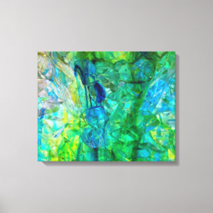 Ocean Crystals 2 20x16 impression de toile