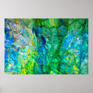 Ocean Crystals 2 36x24 poster