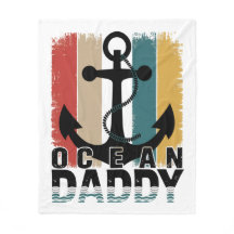 Ocean Daddy | Cozy Nautical-Themed Blanket for Sea