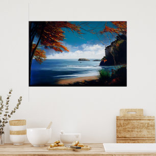 Ocean Dawn Poster