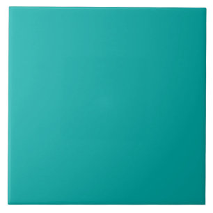Ocean Deep Aqua Green Ceramic Tile. Tile