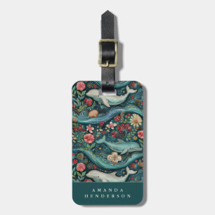 Ocean Dolphin Luggage Tag