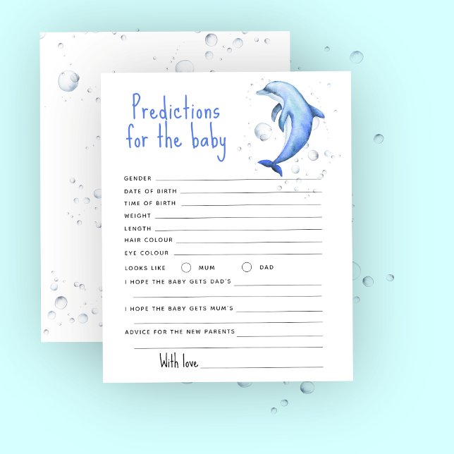 Ocean dolphin - predictions and advice baby (Creator Uploaded)