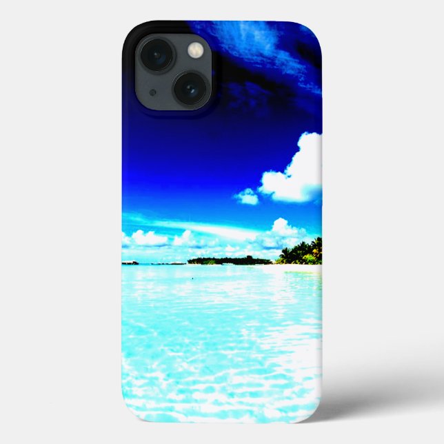 Ocean dream blue island carribean exotic Case-Mate iPhone case (Back)