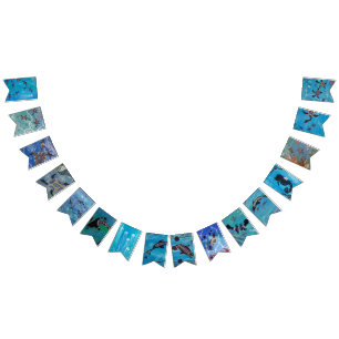 Ocean Dreaming Aboriginal Art Bunting Flags
