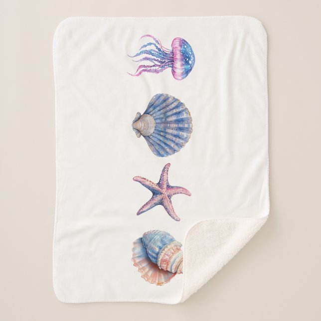 "Ocean Dreams"  blanket (Front)