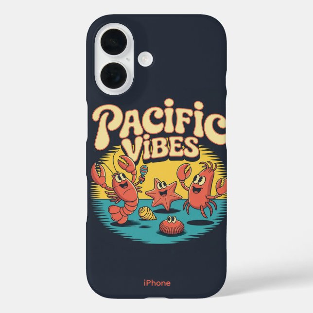 Ocean Dreams iPhone 16 Case (Back)