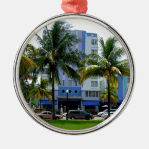 Ocean Drive Metal Ornament
