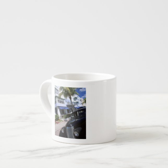 Ocean Drive, Miami Beach Florida Espresso Cup (Front Left)