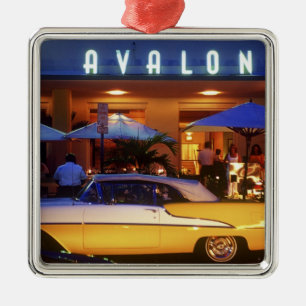 Ocean Drive, South Beach, Miami Beach, Metal Ornament
