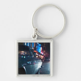 Ocean Drive vintage car Keychain