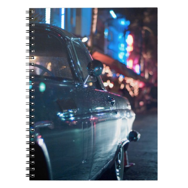 Ocean Drive vintage car Notebook (Front)