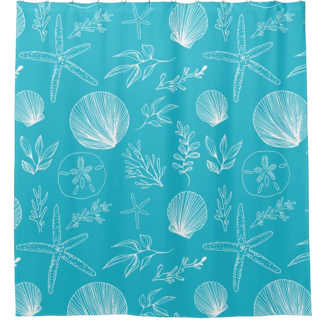 Ocean Elements Shower Curtain (Front)