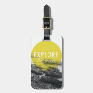 Ocean   Explore The World Quote Luggage Tag
