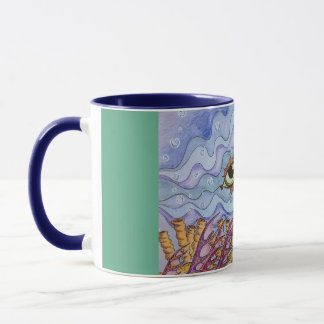 Ocean fish eyes coffee mug