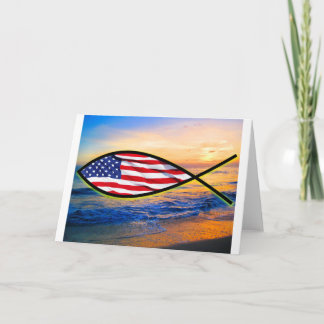 Ocean Fish Holiday Card