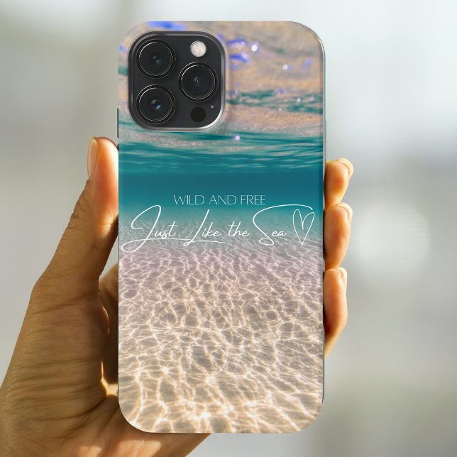 Ocean Floor Wild and Free Summer Beach iPhone Case (Creator Uploaded)