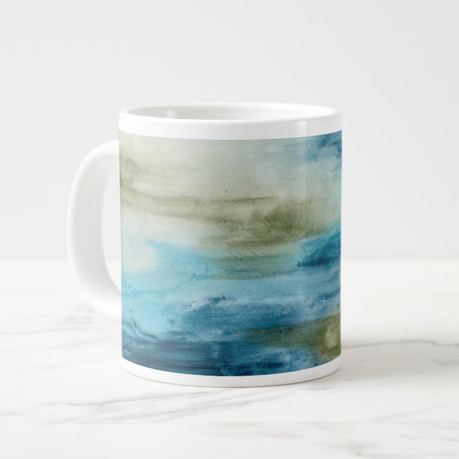Ocean Flow II Large Coffee Mug (Front Left)