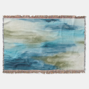 Ocean Flow II Throw Blanket