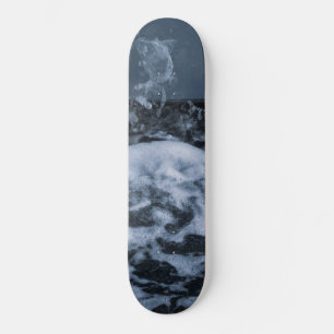 Ocean Foam Splash Closeup 1 Skateboard
