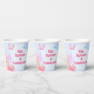Ocean Friends Birthday Party Cup