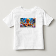 Ocean Friends Octopus T-Shirt for Toddlers
