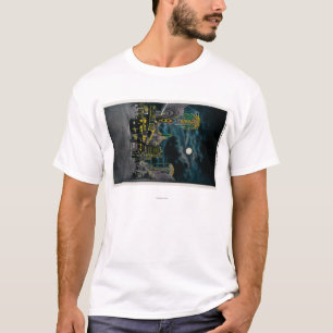 Ocean Front at Night, Ocean Park T-Shirt