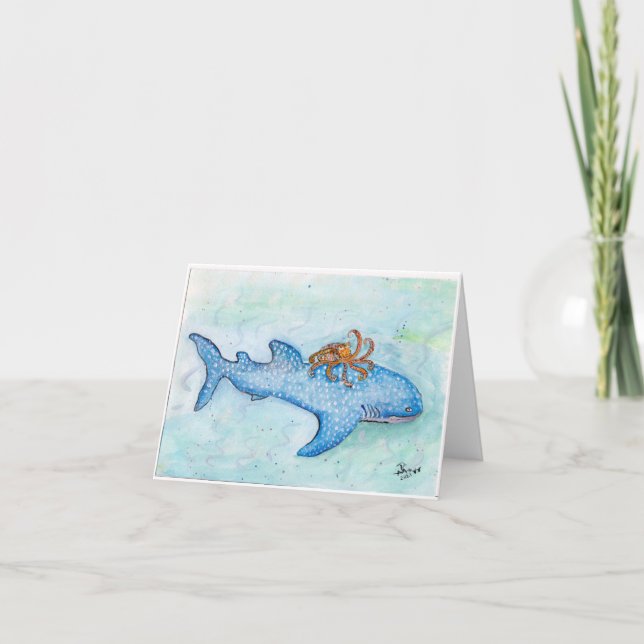 Ocean fun  note card (Front)