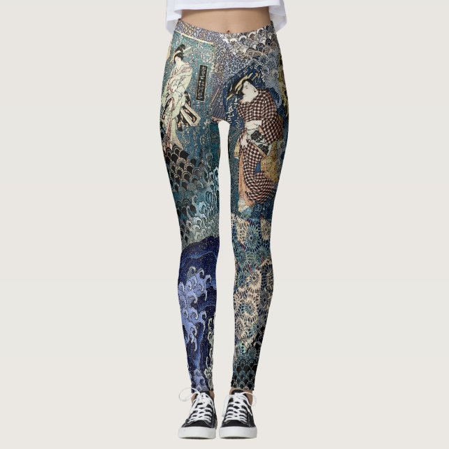 Ocean Geisha Summer Nami Leggings (Front)