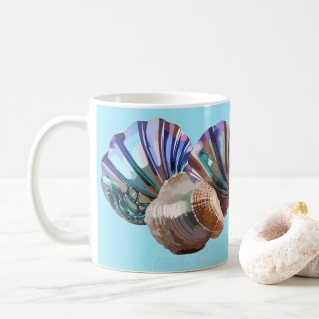 Ocean Gems Coffee Mug (With Donut)