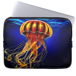 Ocean Glow Jelly Design Laptop Sleeve