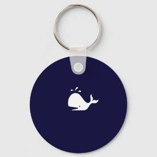 Ocean Glow_white Whale Keychain