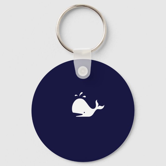 Ocean Glow_white Whale Keychain (Front)