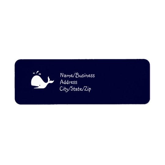 Ocean Glow_White Whale Return Address Label
