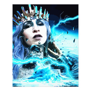 Ocean Goddess Fantasy Abstract Art  Photo Print