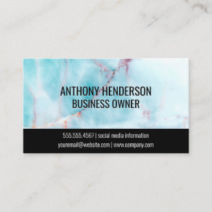 Ocean Granite   Marble Trim   Lux Business Card