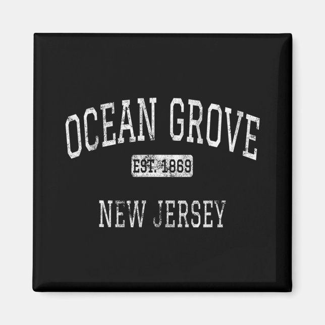 Ocean Grove New Jersey Nj Vintage  Magnet (Front)