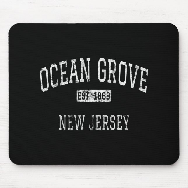 Ocean Grove New Jersey Nj Vintage  Mouse Pad (Front)