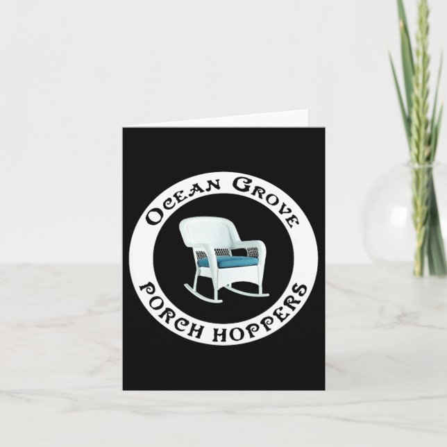 Ocean Grove Nj Rch Hopper Summer Beach Gift Men Wo Card (Front)