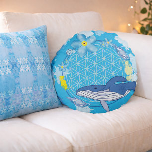 Ocean Guardian – Colour of Heart Round Pillow
