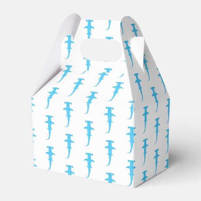 Ocean Hammerhead Shark Favor Box (Front Side)