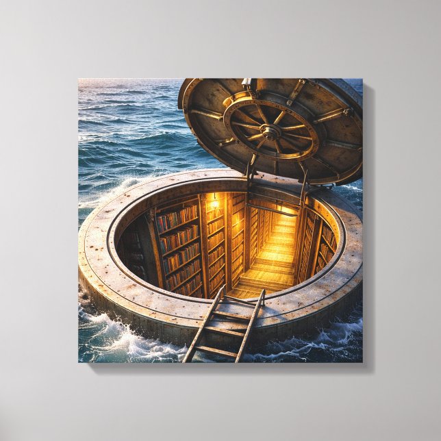 Ocean Hatch Canvas Print (Front)