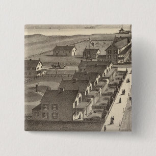 Ocean House, Point Pleasant, NJ 2 Inch Square Button
