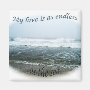 Ocean I Love You Magnet