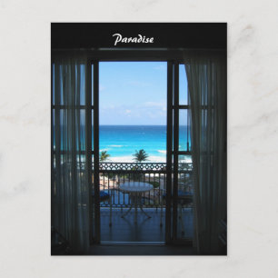 Ocean in Cancun, Mexico Postcard