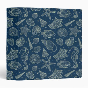 Ocean Inhabitants Pattern 2 Binder