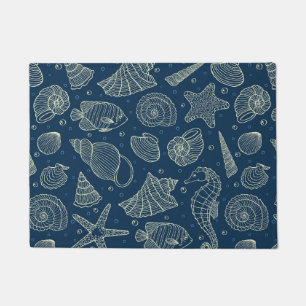 Ocean Inhabitants Pattern 2 Doormat