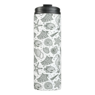 Ocean Inhabitants Pattern 3 Thermal Tumbler