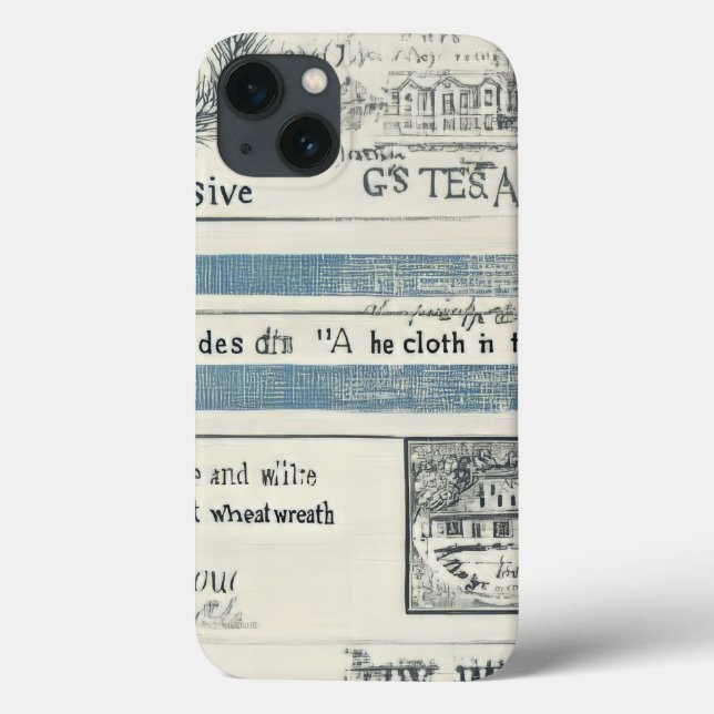 Ocean-Inspired Phone Case with Sea Details (Back)