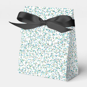 Ocean Inspired Speckled Dots Favor Box